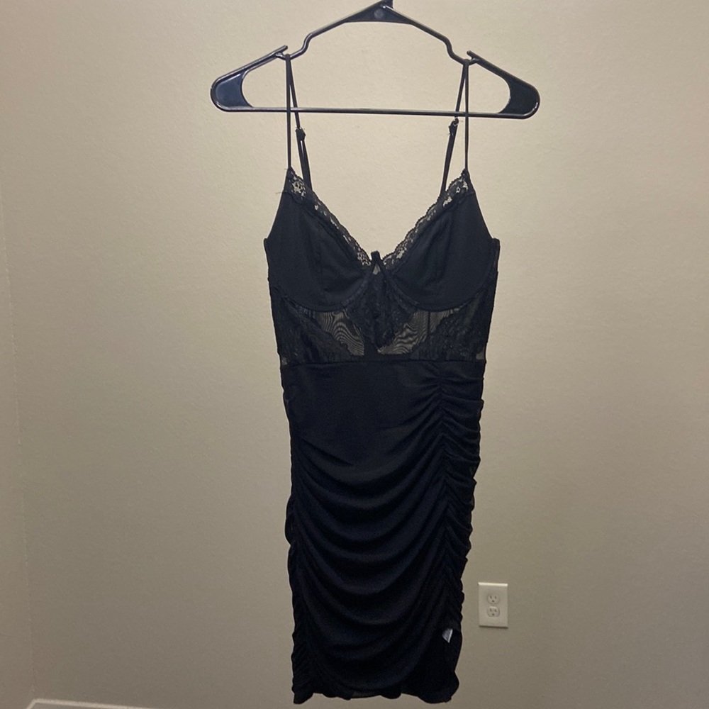Fashion Nova Black Lace Dress